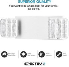Ul Listed 1 Packs White Led Emergency Light Battery Backup For Homebusiness