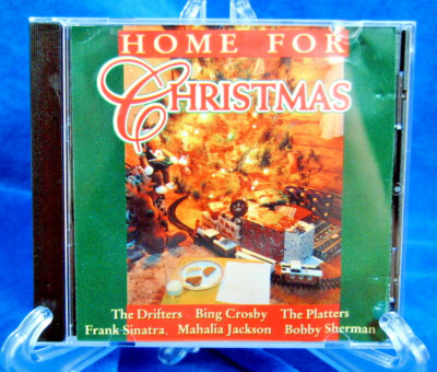 Home for Christmas Holiday CD Drifters Crosby Platters Sinatra Jackson Sherman