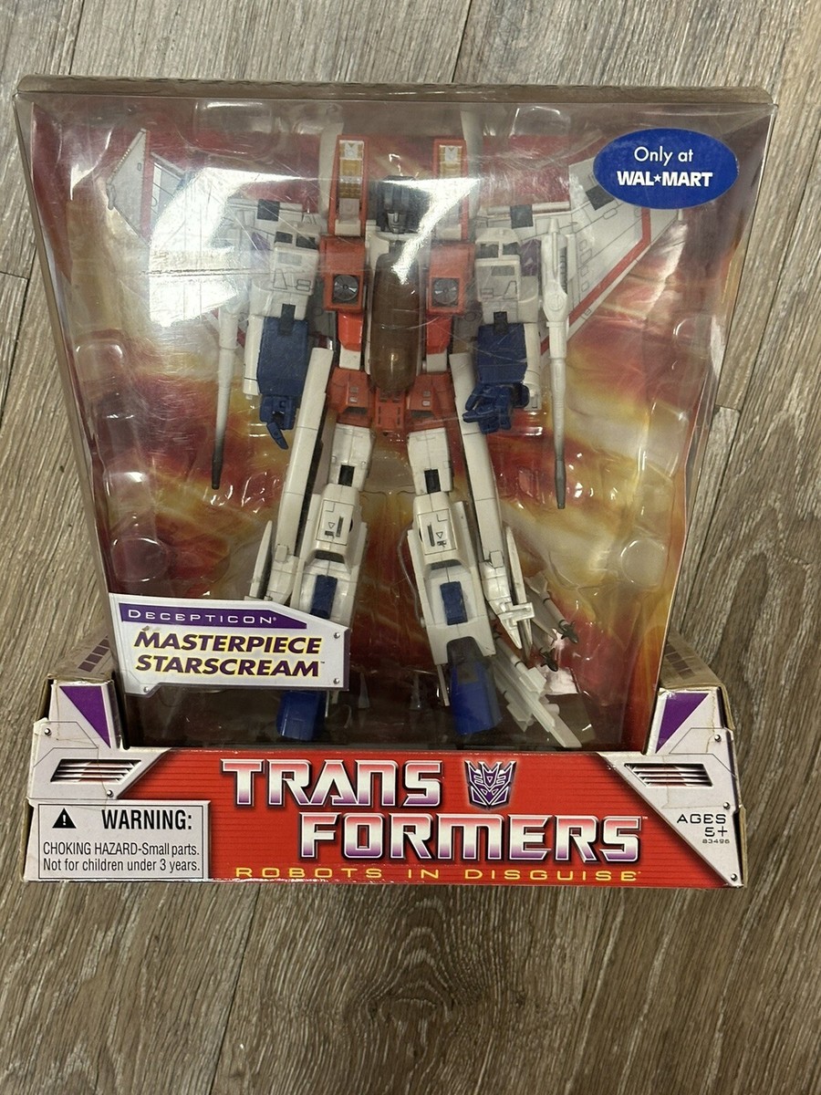 Transformers Masterpiece Starscream Walmart Exclusive Robots in Disguise 🐶