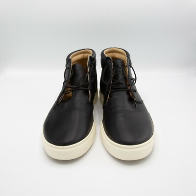 Cortez Mid Top Sneaker Nisolo Black Waterproof Men Sz 12  display picture 3