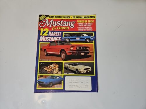 MUSTANG & FORDS Magazine September 1993 12 Rarest Mustangs Windsor Tech Heads - Afbeelding 1 van 4