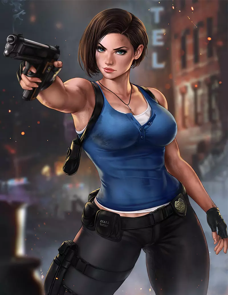 Jill Valentine Resident Evil 3 ART PRINT