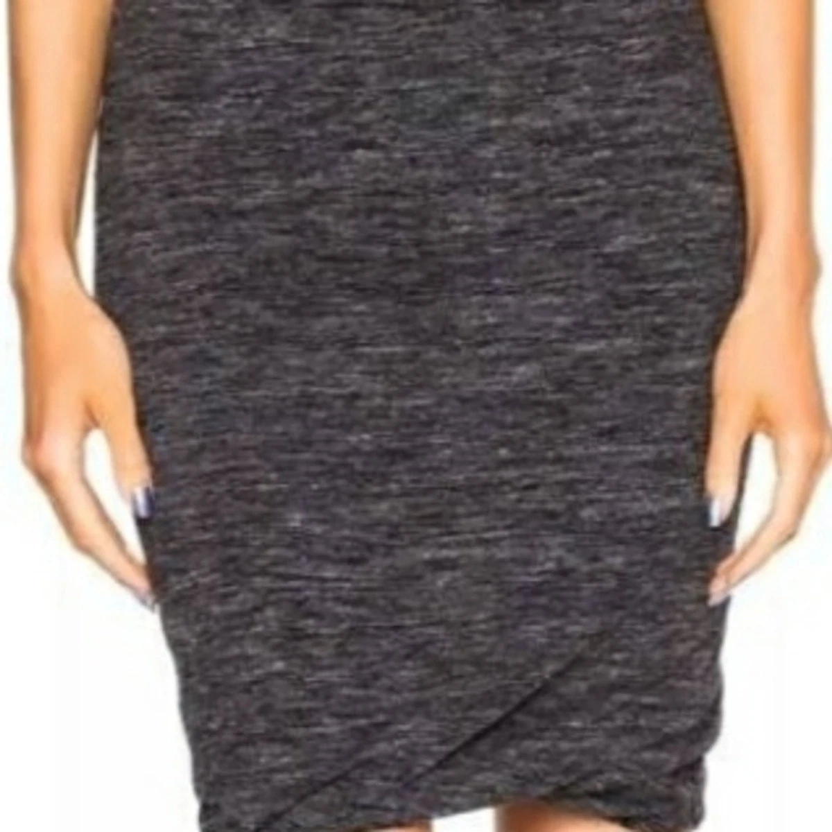 Heather gray jersey clearance skirt