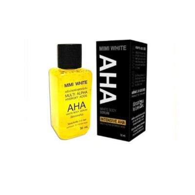 5 pcs MIMI AHA Body Serum make your Skin Aura Smooth Radiant 30ml