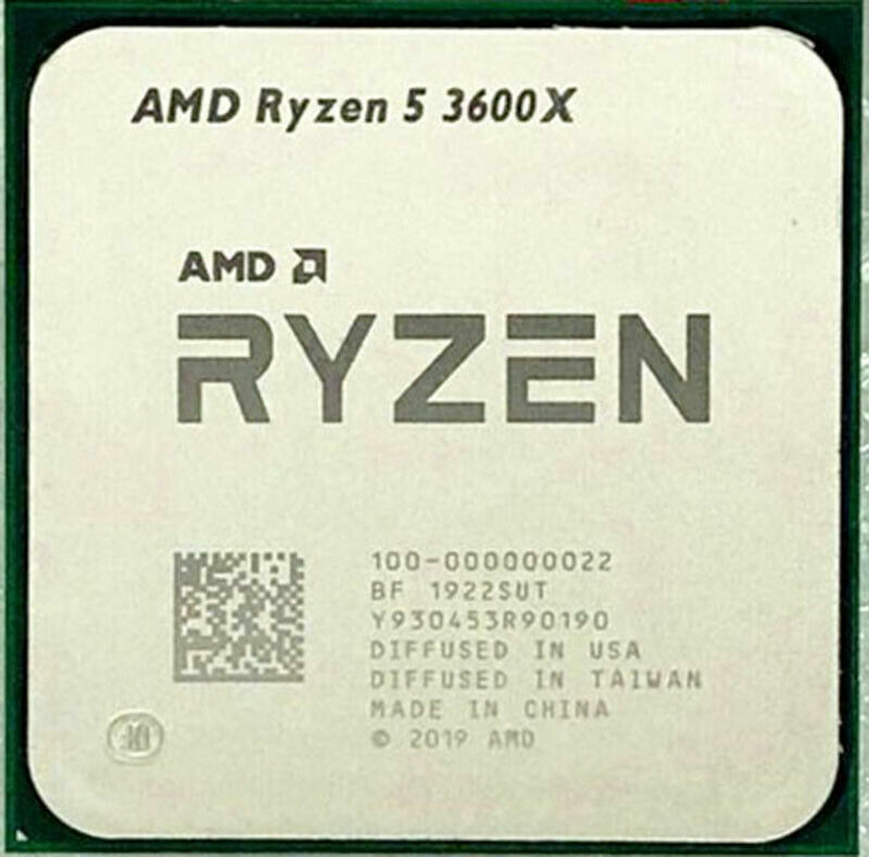CPU AMD Ryzen 5 3600X CPU Amazon.com: AMD Ryzen 5 3600X 6-Core, 12-Thread Unlocked