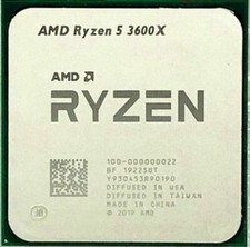 AMD Ryzen 5 3600X R5-3600X 3,8 GHz 6Core 12Thr 32M Socket AM4 Processore CPU