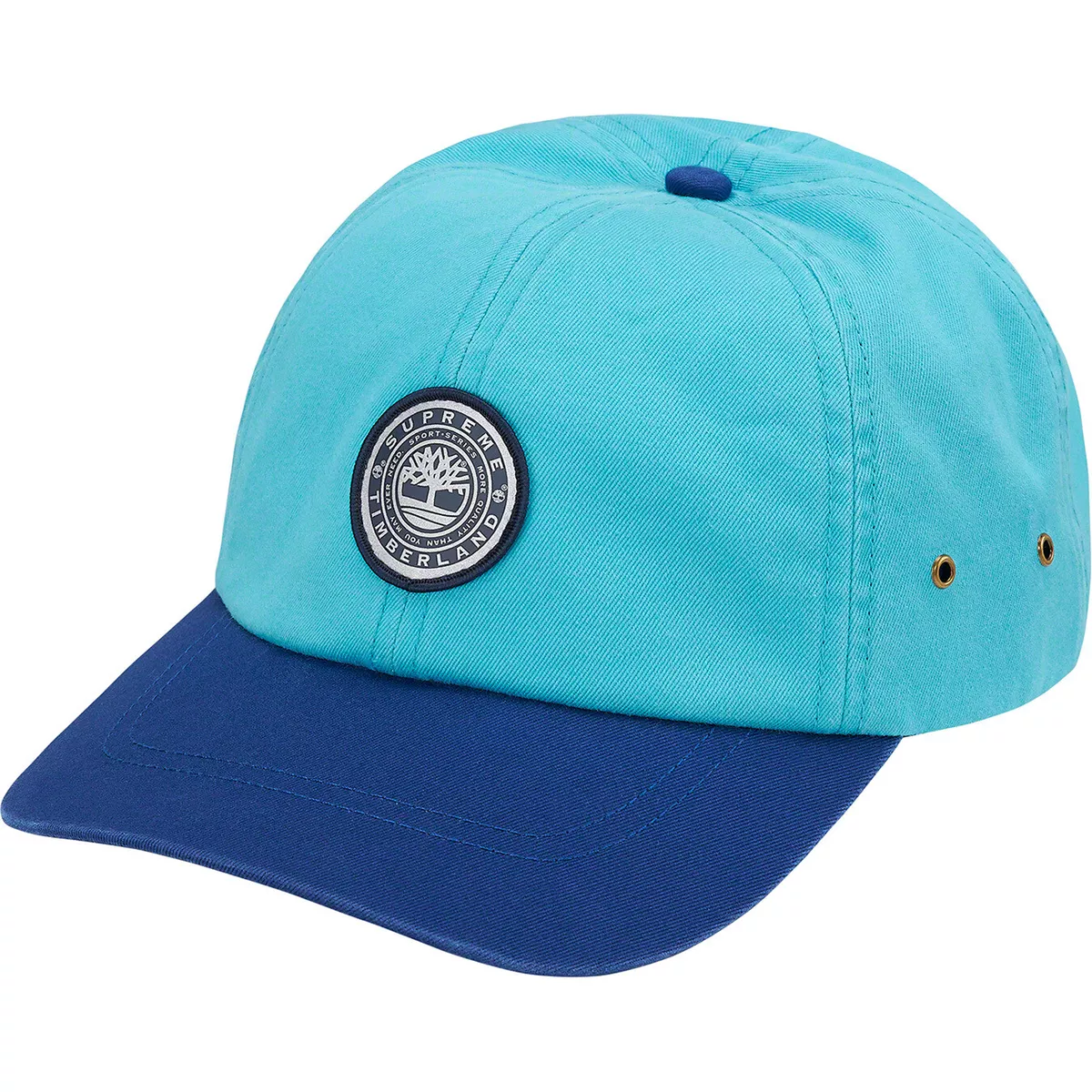 Supreme / Timberland 6-Panel Hat Bright Blue Street Wear NEW YORK NEW