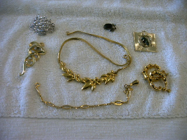 Vintage Trifari Monet Coventry Necklace Pendant Earrings Costume Jewelry Lot
