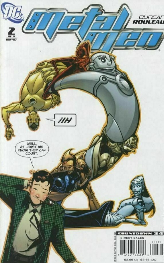 Metal Men 18 Comic Set 2007 DC Comics Gold Platina Mercury Lead