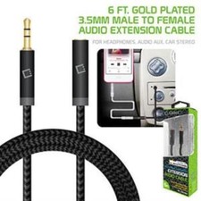 Cellet 6 Feet 3.5mm to Audio Aux Braided Cable Extension