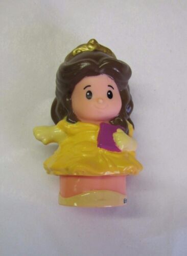 Fisher Price Little People Disney PRINCESS BELLE in yellow CASTLE Kingdom 