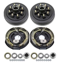 LIBRA Trailer Hub Drum Kits 8 on 6.5" & Self Adjust Electric Brakes 7000 lb Axle