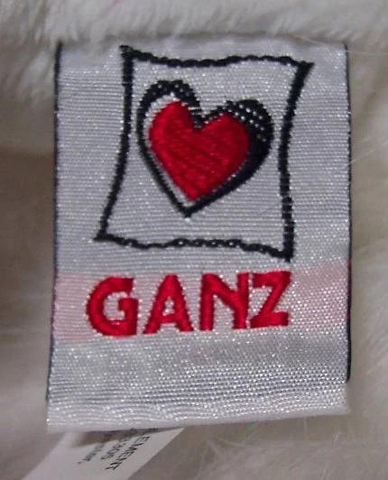 Ganz SOFT WHITE RIBBON UNICORN 10" Plush STUFFED ANIMAL Toy - Image 3 of 4