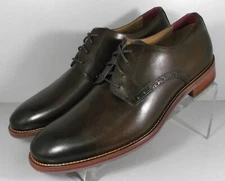 203443A SP50 CONARD PLAIN TOE MEN'S SHOES 9 M MAHOGANY LEATHER JOHNSTON & MURPHY
