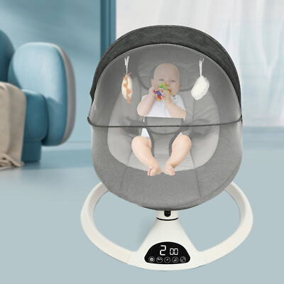 Elektrische Baby Prahler Swing Bluetooth Musik Wiege Rocker Stuhl Kleinkind
