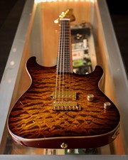 New Suhr Standard Custom Electric Guitar Bengal Burst With One Pickup Quilt Top
