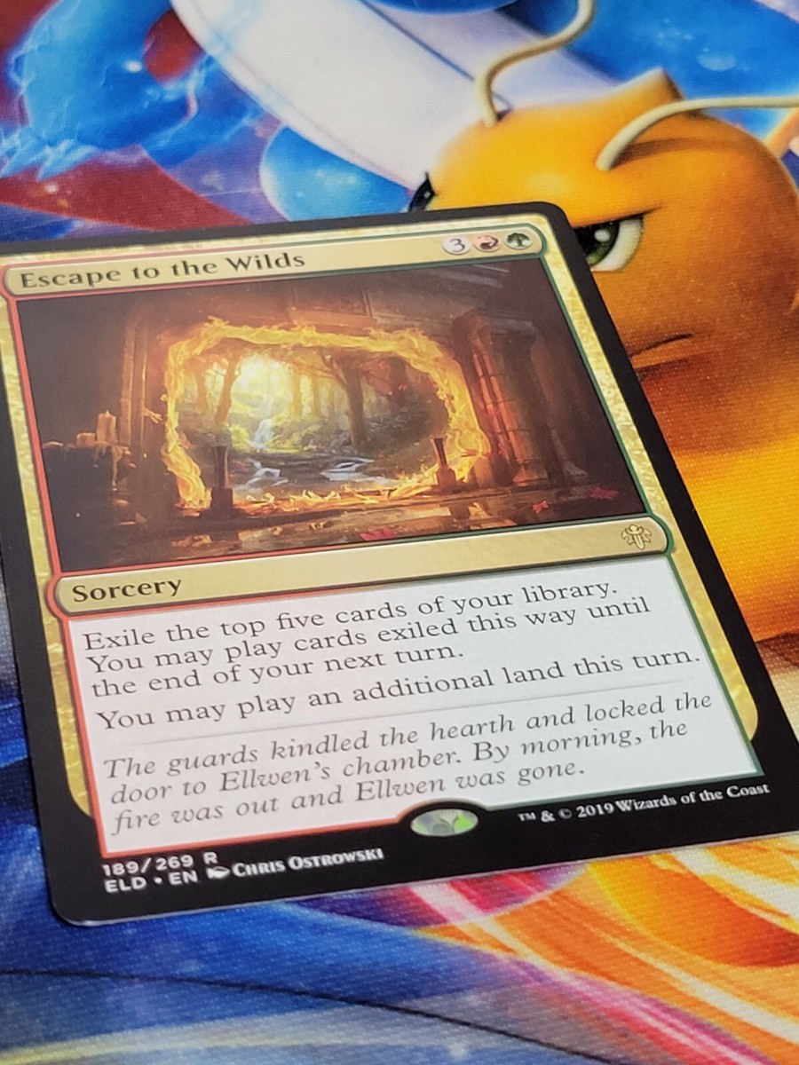C4204 MAGIC MTG THRONE OF ELDRAINE ESCAPE TO THE WILDS #189 NM