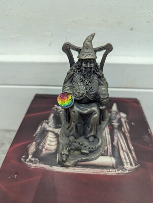 MYTH AND MAGIC THE JOVIAL WIZARD COLLECTORS CLUB WIZARD ZINNFIGUR Originalverpackt 