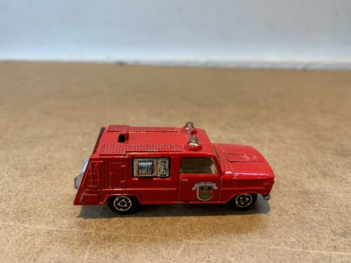 MAJORETTE CAMION DE POMPIERS DODGE 1/80 ETAT CORRECT - Foto 3 di 5