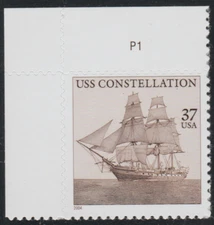 US 2004 SC# 3869 - U.S.S. Constellation - Self-Adhesive - M-NH Lot # 550 