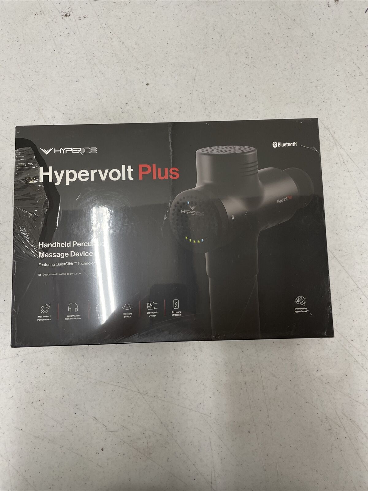 New- Hyperice Hypervolt Plus Bluetooth Handheld Percussion Massage Device  2021