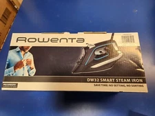 Rowenta Stainless Steel DW32 DW3261U1 1725 Watts Smart Steam Iron Open Box