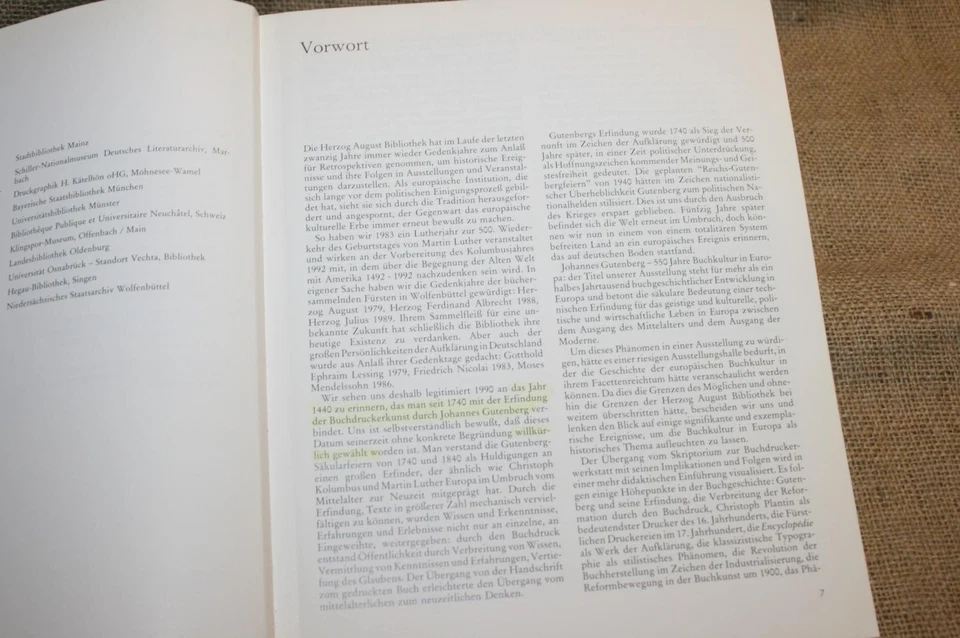 Libro da collezione scrittura stampa Gutenberg 550 anni stampa libri antichi arte del libro - Immagine 3 di 4