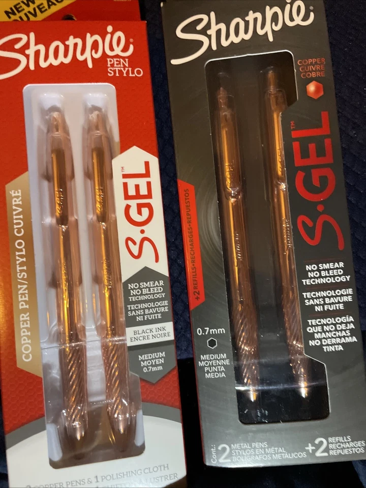 2x 2 bolígrafos de gel Sharpie S de cobre Foto 2 de 2
