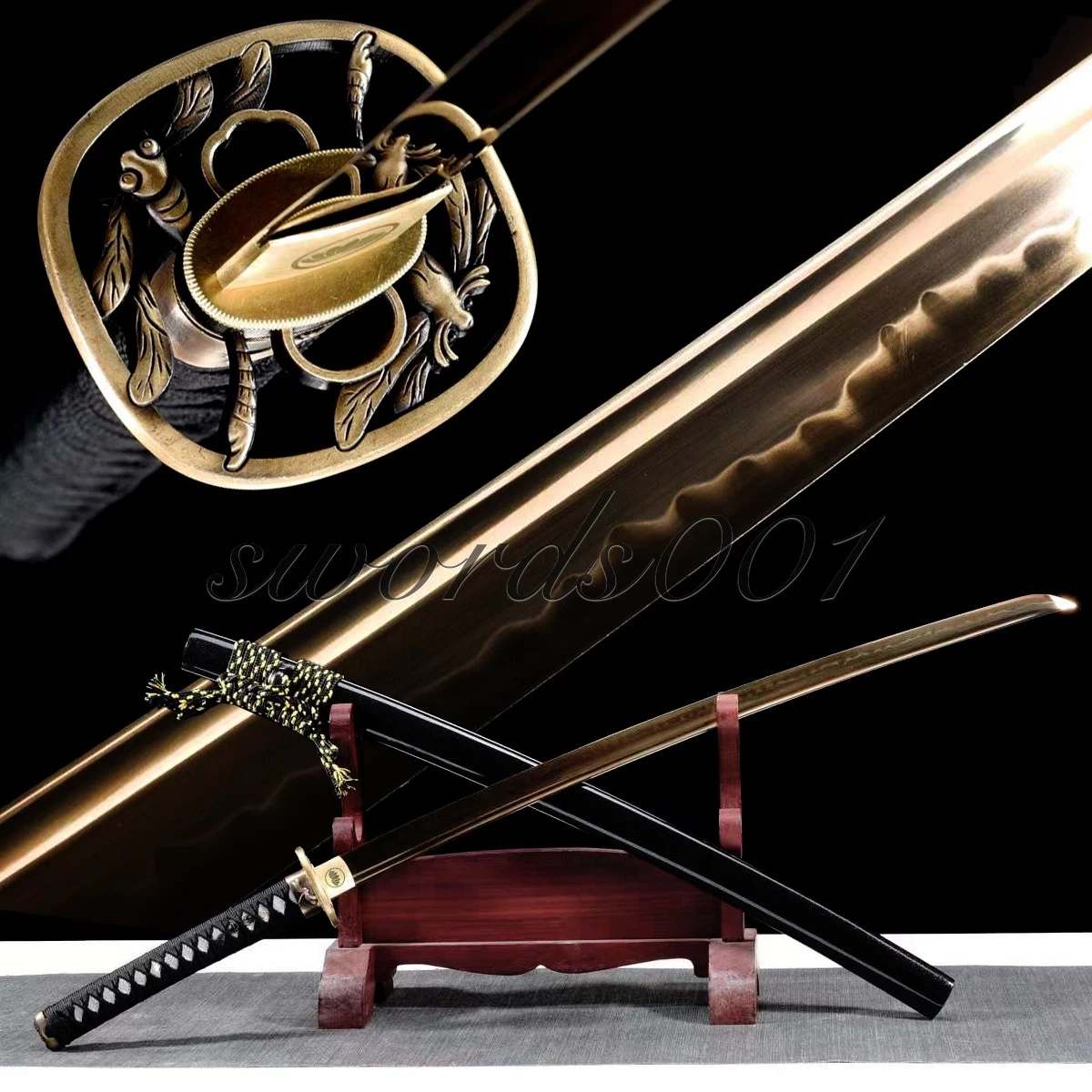 黄金收藏日本刀剑、军刀木柄| eBay