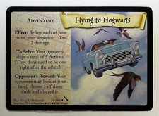 HARRY POTTER TCG CHAMBER OF SECRETS FLYING TO HOGWARTS 24/140 RARE MP
