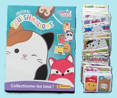 SQUISHMALLOWS - PANINI 2023 - ALBUM COMPLET IMAGES NON COLLEES. - Photo 1/4