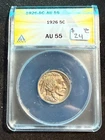 1926 BUFFALO NICKEL ANACS AU 55
