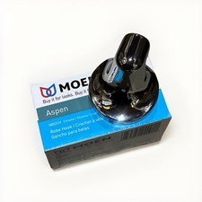    QTY 2 Moen 5802CH Aspen METAL Bathroom Robe Towel Hook in Chrome   