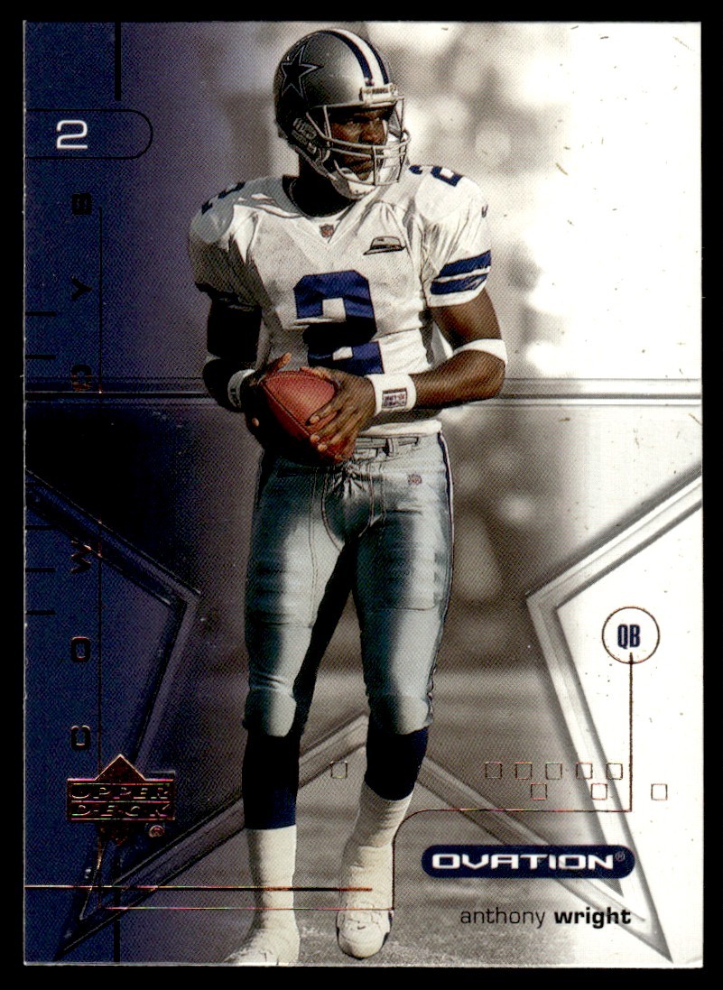 2001 Upper Deck Ovation Anthony Wright Dallas Cowboys #27