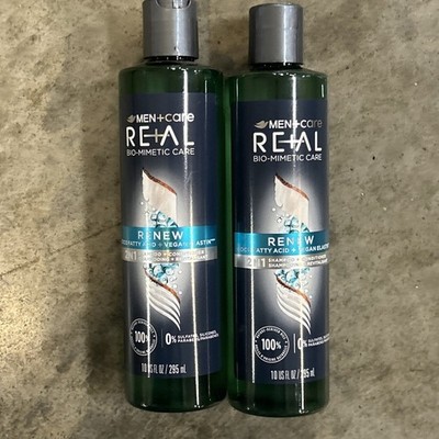Men Care Real Bio Mimetic Care Renew Coco Shampoo Conditioner 2in1 10oz.
