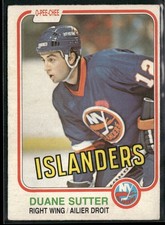 1981-82 O-Pee-Chee Duane Sutter RC #211 New York Islanders