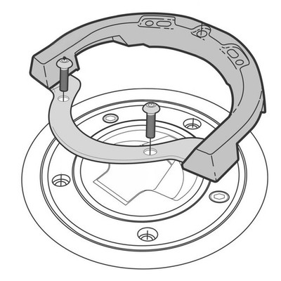 SHAD Click System Fitting (für: KTM 1190 Adventure R ABS KTM Adventure 14-16 )