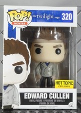 EDWARD CULLEN GLITTER Hot Topic EXCLUSIVE Twilight Funko Pop! 320 w/Protector