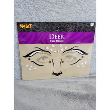 Spirit Halloween Deer Face Decals Costume Stickers
