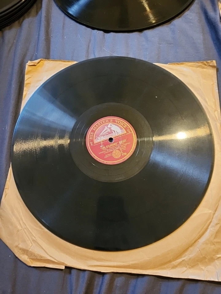 MALCOLM SARGENT "Les Sylphides" Ballet (Chopin) 78rpm 12" C2782 (sides 3&4) NM+  - Image 4 of 4