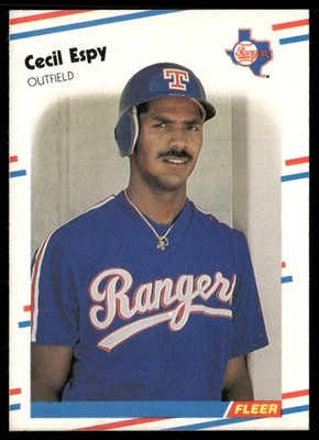 Cecil Espy 1988 Fleer 465  Base LP