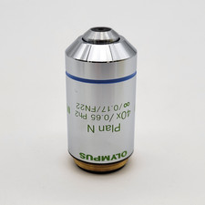 Olympus Objective Microscope Plan N 40x Ph2 Phase Contrast