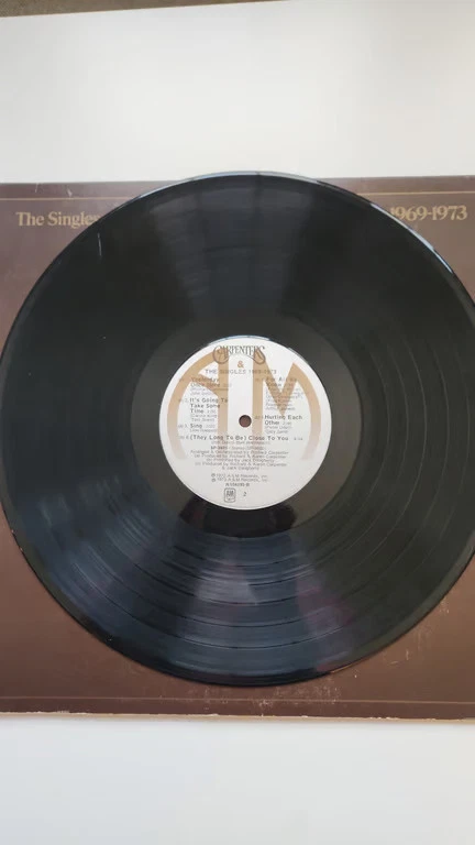 CARPENTERS "The Singles-1969-1973" LP [CRC Edition] 1973  Foto 4 de 4