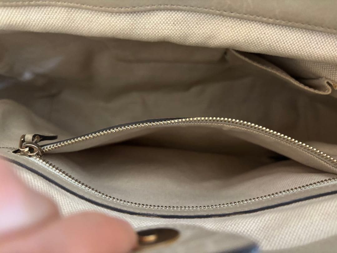 Gucci Tote Bag GG Canvas Sherry Line Brown Women Authentic Vintage thumbnail 7