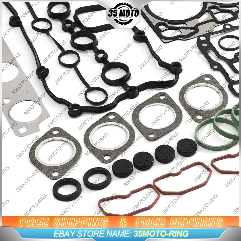 Timing Chain Tensioner Kit&Cylinder Overhaul Gasket Seals Kit for Audi ...