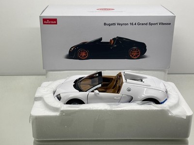 RASTAR 43900 BUGATTI VEYRON 16.4 GRAND SPORT VITESSE -WHITE 1:18- GOOD IN BOX