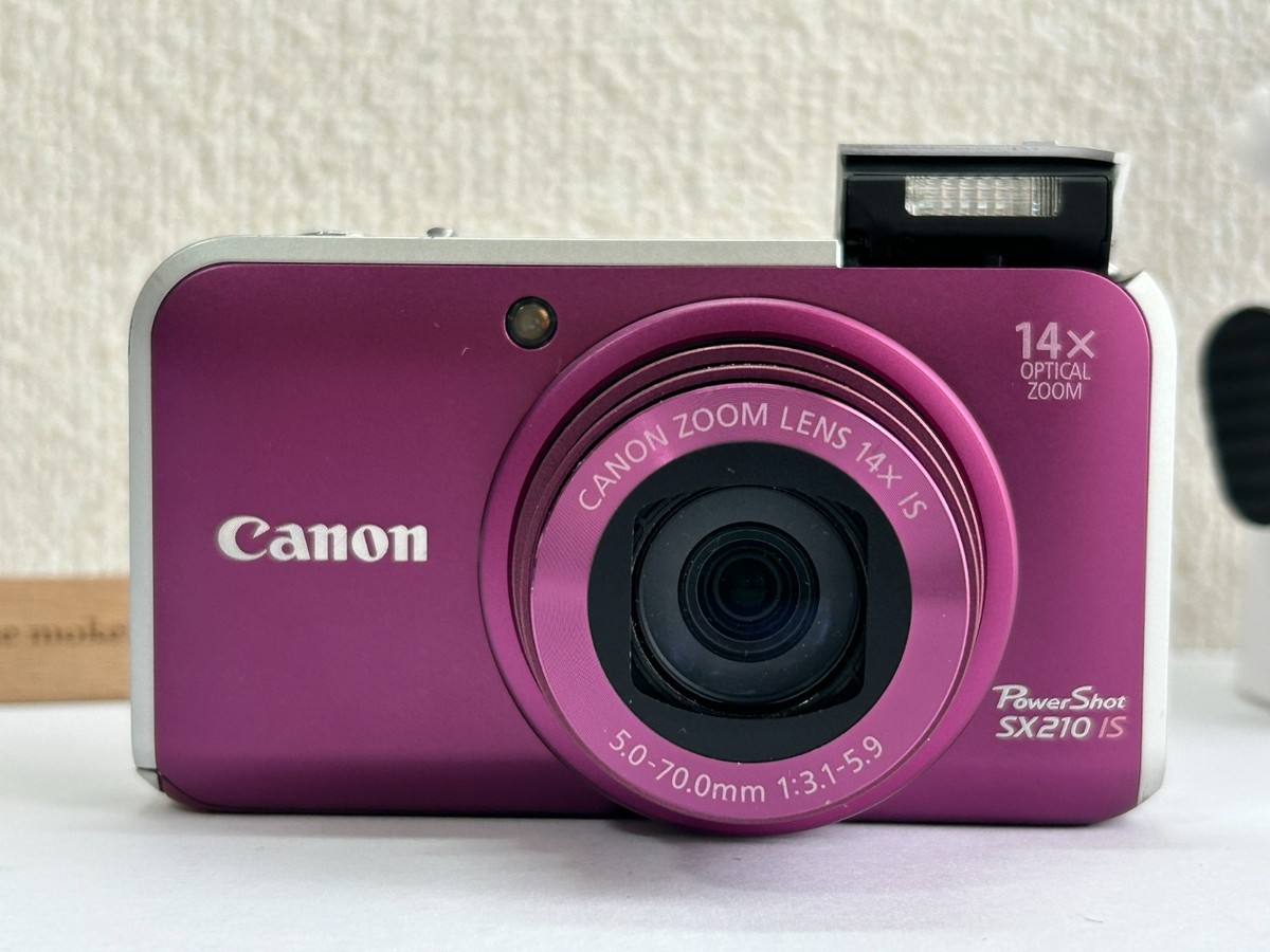 Canon PowerShot SX210 IS 14.0MP 14x Zoom Purple Digital Camera