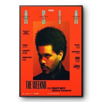 The Weeknd After Hours Til Dawn Tour 2026 Poster Asia Final Leg Live Wall Art