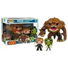 Funko POP! Star Wars: Rancor With Luke Skywalker and Slave Oola [3-Pack] (Damage