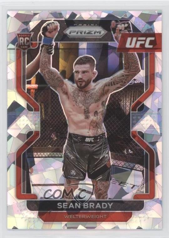 2022 Panini Prizm UFC Ice Prizm Sean Brady #162 4t6